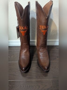 Vaccari Women's Chelsie Leather Longhorn Pointed Toe Boot (9.5 / NWT)